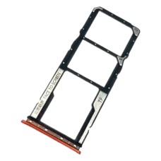 Слот SIM-карти (лоток) Xiaomi Redmi 9a, з роз'ємом карти пам'яті, Помаранчевий