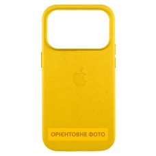 Чохол Apple iPhone 17 Air, Leather Case Color, Canary Yellow, MagSafe, Жовтий