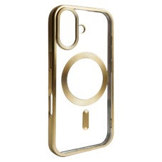 Чохол Apple iPhone 17, Metallic Full Camera, Gold Matte, MagSafe, Золотий
