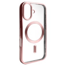 Чохол Apple iPhone 17, Metallic Full Camera, Pink Matte, MagSafe, Рожевий