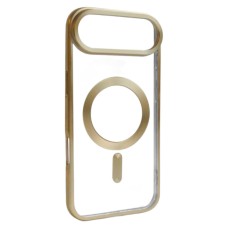 Чохол Apple iPhone 17 Air, Metallic Full Camera, Gold Matte, MagSafe, Золотий