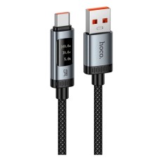 USB кабель Hoco U148, Type-C, 1.2 м., Чорний