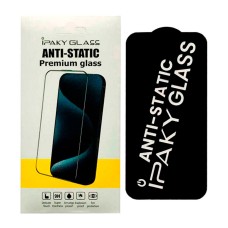 Захисне скло Apple iPhone 17 Pro Max, Ipaky Antistatic, Чорний