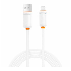 USB кабель XO NB302 Shishishun Apple iPhone SE 2022, iPhone 14 Pro Max, iPhone 14 Plus, iPhone 14 Pro, iPhone 14, iPhone 13 Pro, iPhone 13 Mini, iPhone 13, iPhone 13 Pro Max, iPhone 12 Mini, iPhone 12 Pro Max, Lightning, 1.0 м., Белый