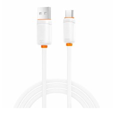 USB кабель XO NB302 Shishishun, Type-C, 1.0 м., Белый