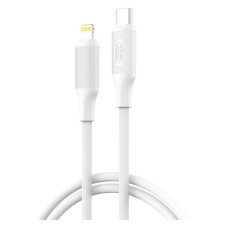 USB кабель XO NB-Q265A Minimalist Apple iPhone SE 2022, iPhone 14 Pro Max, iPhone 14 Plus, iPhone 14 Pro, iPhone 14, iPhone 13 Pro, iPhone 13 Mini, iPhone 13, iPhone 13 Pro Max, iPhone 12 Mini, iPhone 12 Pro Max, Lightning, 1.0 м., Білий