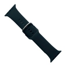 Ремінець Apple Watch 38, Watch 40, Silicone Metal Clasp, Сірий