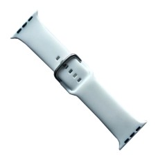 Ремінець Apple Watch 42, Watch 44, Silicone Metal Clasp, Білий