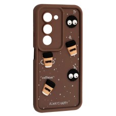Чохол Xiaomi Redmi 15, HAPPY Cookie, Коричневий