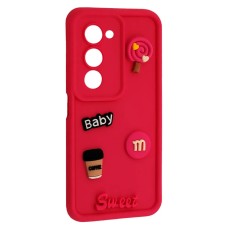 Чохол Xiaomi Redmi 15, HAPPY Cookie, Рожевий