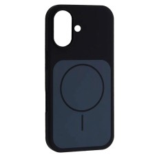 Чохол Apple iPhone 17, Air Beats Two Colors, Midnight Blue, MagSafe, Синій
