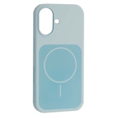 Чохол Apple iPhone 17, Air Beats Two Colors, Sky Blue, MagSafe, Блакитний