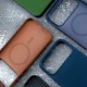 Чохол Apple iPhone 17 Pro, TechWoven, MagSafe, Синій