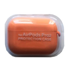 Чохол Apple AirPods Pro 2, Silicone Classic Case, Помаранчевий