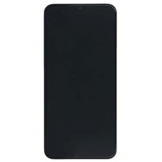 Дисплей Samsung M135F Galaxy M13, (High quality), з сенсором, з рамкою, Чорний