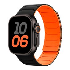 Ремінець Apple Watch 38, Watch 40, Hoco iWatch WA39, Black-Orange, Чорний