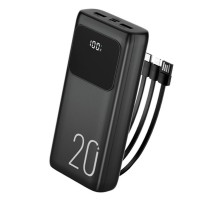 Павербанк (Power Bank) WUW Y21 TUGI, 20000 mAh, Черный