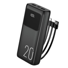 Павербанк (Power Bank) WUW Y21 TUGI, 20000 mAh, Черный