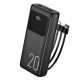 Павербанк (Power Bank) WUW Y21 TUGI, 20000 mAh, Черный
