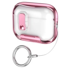 Чохол Apple AirPods 4, Deexe Crystal Color, Рожевий