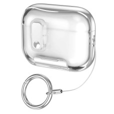 Чехол Apple AirPods Pro 2, Deexe Crystal Color, Серебряный
