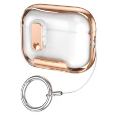 Чехол Apple AirPods Pro 2, Deexe Crystal Color, Золотой