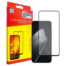 Захисне скло Xiaomi 15T, 15T Pro, Dengos, Чорний