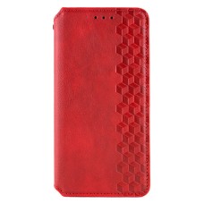 Чохол-книжка Xiaomi Redmi Note 9 5G, Redmi Note 9T, GETMAN Cubic, Червоний