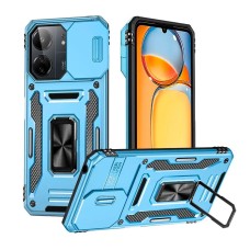Чохол Xiaomi Redmi 15, Epik Camshield Army Ring, Light Blue, Блакитний