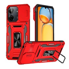 Чохол Xiaomi Redmi 15, Epik Camshield Army Ring, Червоний
