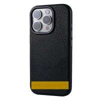 Чохол Apple iPhone 13, Syndee, Black-Gray, MagSafe, Чорний