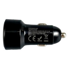 Автомобильное зарядное устройство WUW C242, Черный
