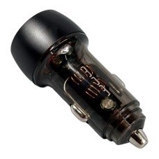 Автомобильное зарядное устройство WUW T103C, С кабелем, Type-C, Черный