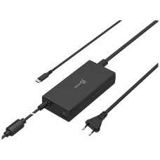 Мережевий зарядний пристрій J5create Super Charger JUP2290C-EN, Type-C, з кабелем, Чорний