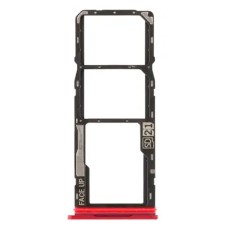 Слот SIM-карти (лоток) Motorola Moto G05, з роз'ємом карти пам'яті, Червоний