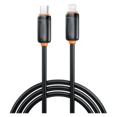 USB кабель XO B-Q302A Apple iPhone SE 2022, iPhone 14 Pro Max, iPhone 14 Plus, iPhone 14 Pro, iPhone 14, iPhone 13 Pro, iPhone 13 Mini, iPhone 13, iPhone 13 Pro Max, iPhone 12 Mini, iPhone 12 Pro Max, iPhone 12 Pro, Lightning, 1.0 м., Чорний