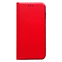 Чохол-книжка Samsung Galaxy A37 5G, Carbon Case, Червоний