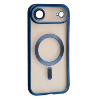 Чохол Apple iPhone 17 Air, FIBRA Chrome, Синій