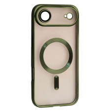 Чохол Apple iPhone 17 Air, FIBRA Chrome, Dark Green, Зелений
