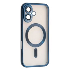 Чохол Apple iPhone 17, FIBRA Chrome, Titanium Blue, Синій
