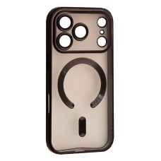 Чохол Apple iPhone 17 Pro, FIBRA Chrome, Чорний