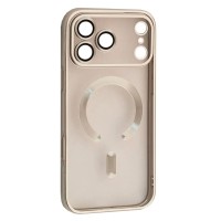Чохол Apple iPhone 17 Pro, FIBRA Chrome, Срібний