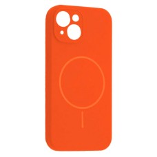 Чехол Apple iPhone 15, Air Beats Full Camera, MagSafe, Оранжевый