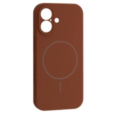 Чохол Apple iPhone 16, Air Beats Full Camera, New Brown, MagSafe, Коричневий
