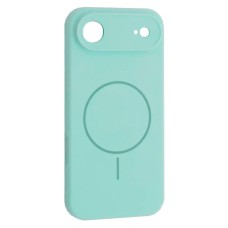 Чохол Apple iPhone 17 Air, Air Beats Full Camera, Light Cyan, MagSafe, Блакитний