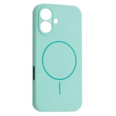 Чохол Apple iPhone 17, Air Beats Full Camera, Light Cyan, MagSafe, Блакитний