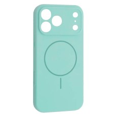 Чохол Apple iPhone 17 Pro, Air Beats Full Camera, Light Cyan, MagSafe, Блакитний