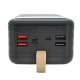 Повербанк (Power Bank) Kakusiga KSC-1090, 50000 mAh, Чорний