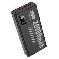 Павербанк (Power Bank) VDenmenv DP-45, 20000 mAh, Черный