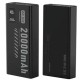 Повербанк (Power Bank) VDenmenv DP-45, 20000 mAh, Чорний